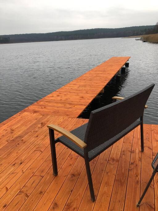 Haus Wilma Gruene Idylle Im Wald Direkt Am See Wendisch Rietz Exteriör bild